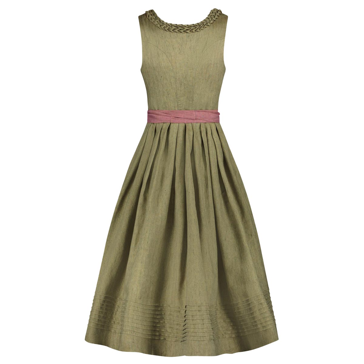 Olive Green & Pink Dirndl
