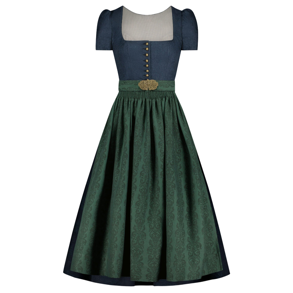 Premium Blue Green Dirndl