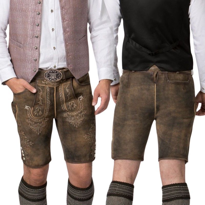 Alpine Fit Brown Lederhosen