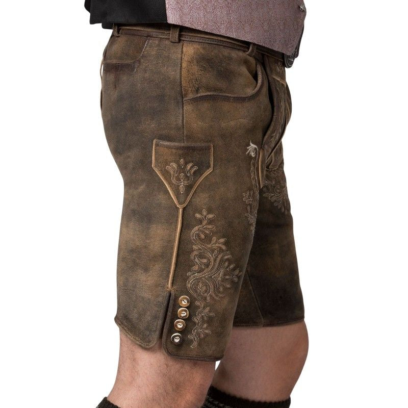 Alpine Fit Brown Lederhosen