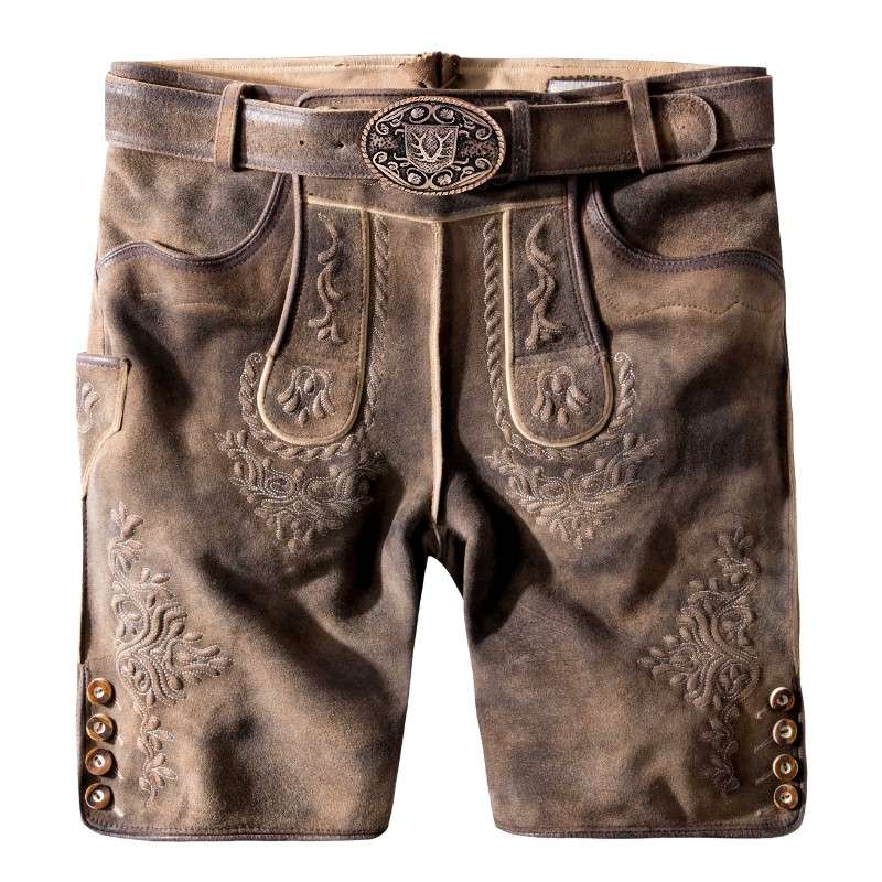 Alpine Fit Brown Lederhosen