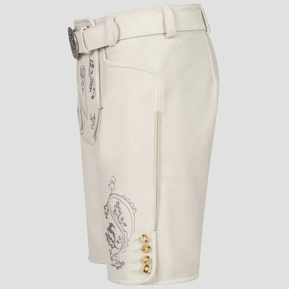 Royal White Lederhosen