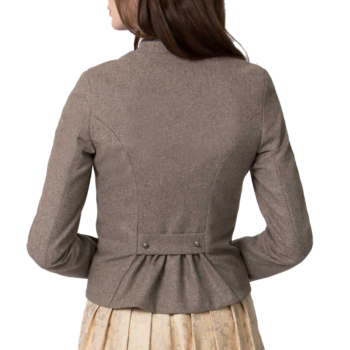 Bavarian Women Dirndl Jacket Dark Brown