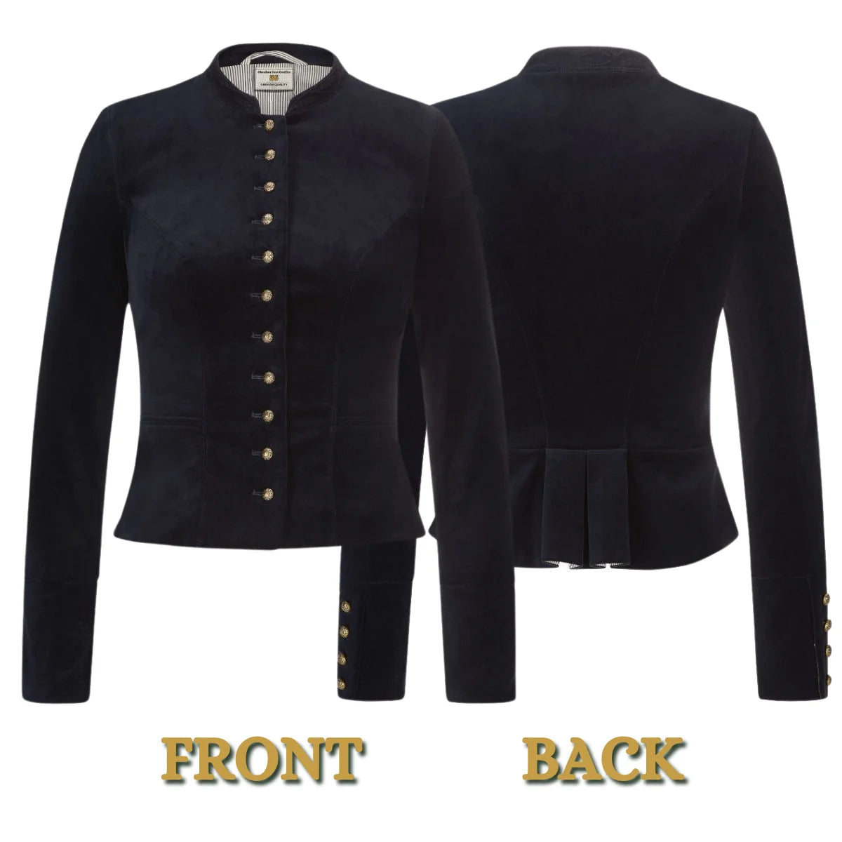 Bavarian Women Dirndl Jacket (Blue - Black)