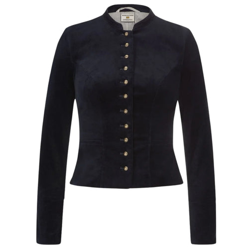 Bavarian Women Dirndl Jacket (Blue - Black)
