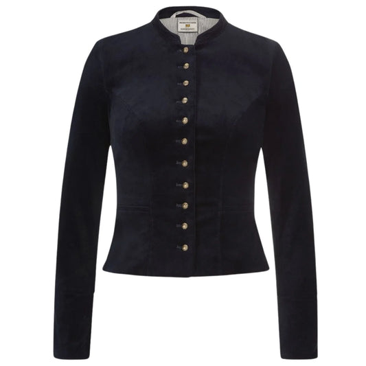 Bavarian Women Dirndl Jacket (Blue - Black)