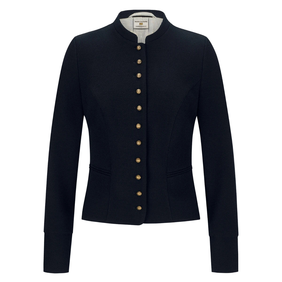 Bavarian Dirndl Jacket Black-Blue