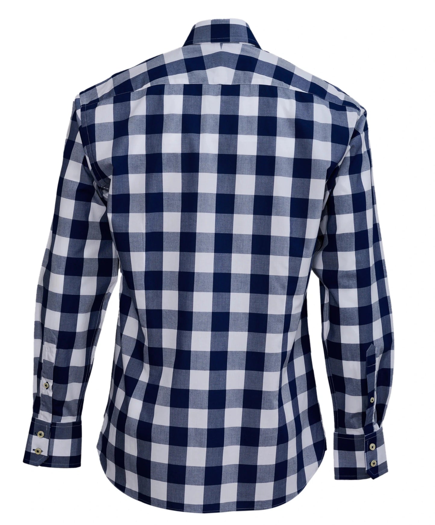 Blue Check Trachten Shirt