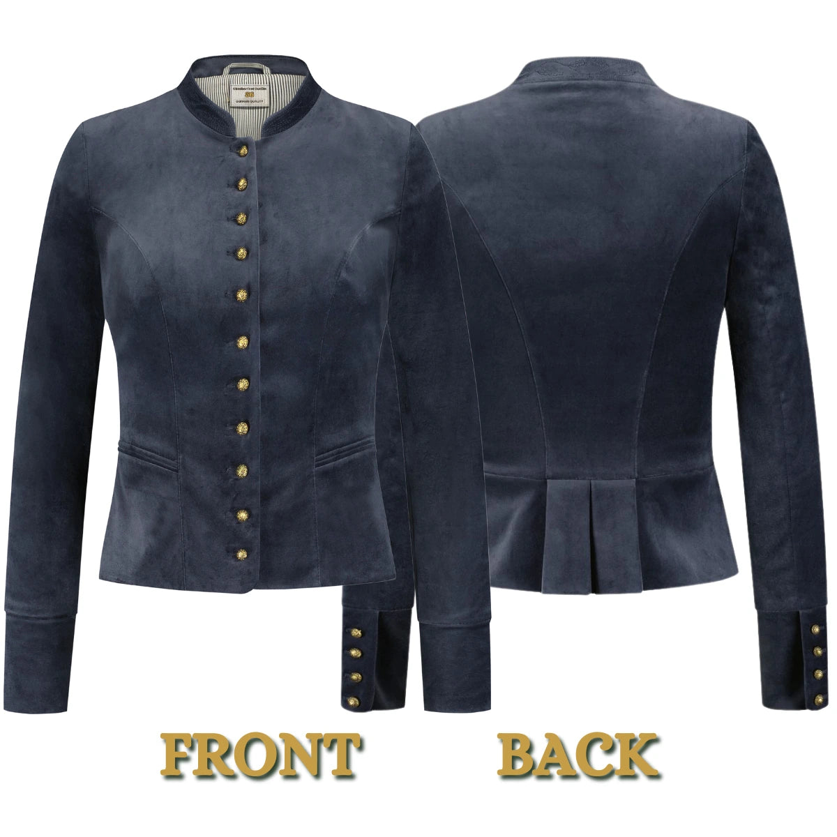 Bavarian Dirndl Jacket (Blue Haz)
