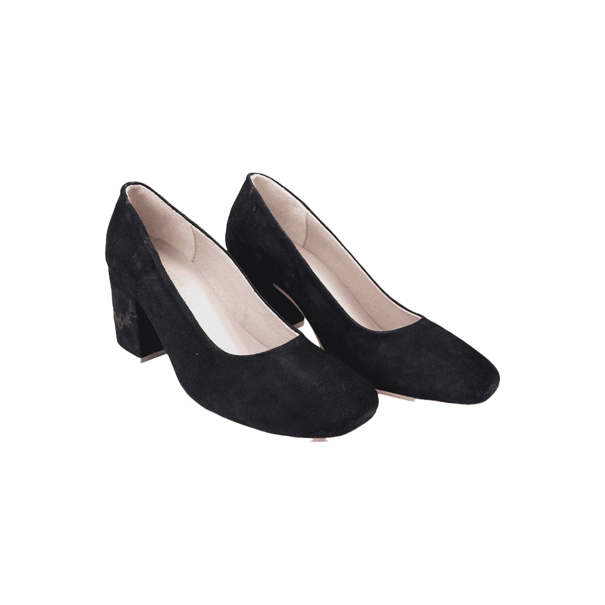 Dirndl Shoes Black With Embroidery