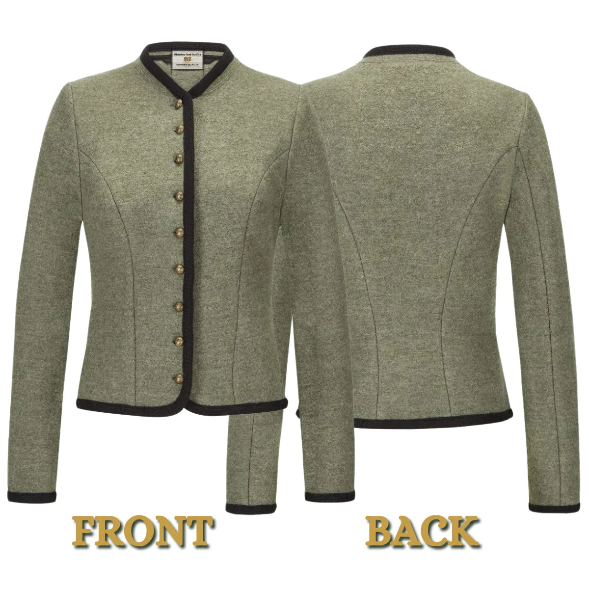 Bavarian Women Dirndl Jacket (Thyme)