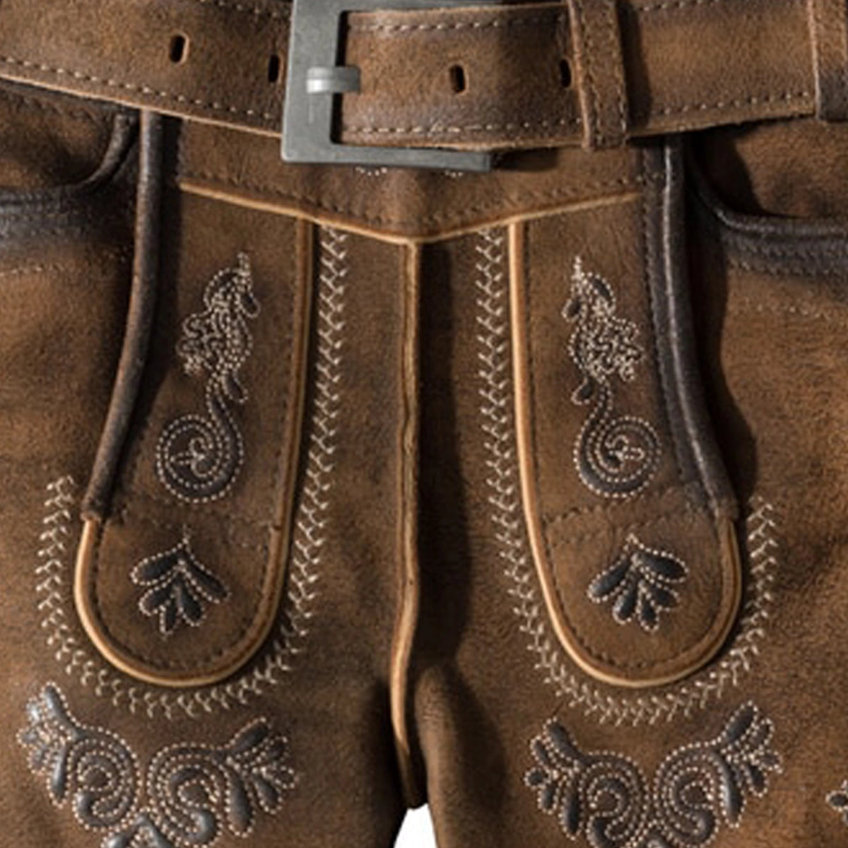 Kids Brown Lederhosen