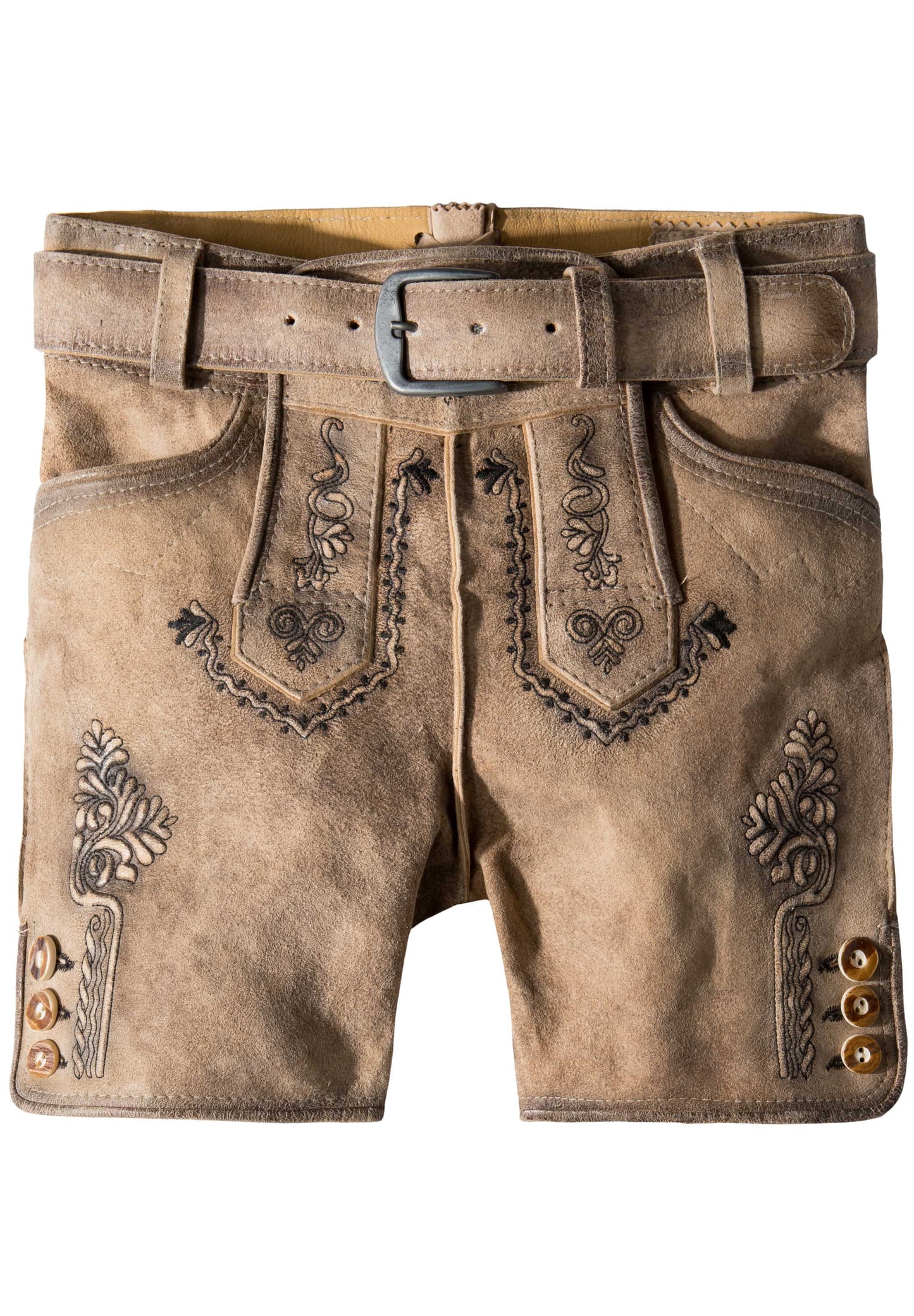 Kids Brown Lederhosen