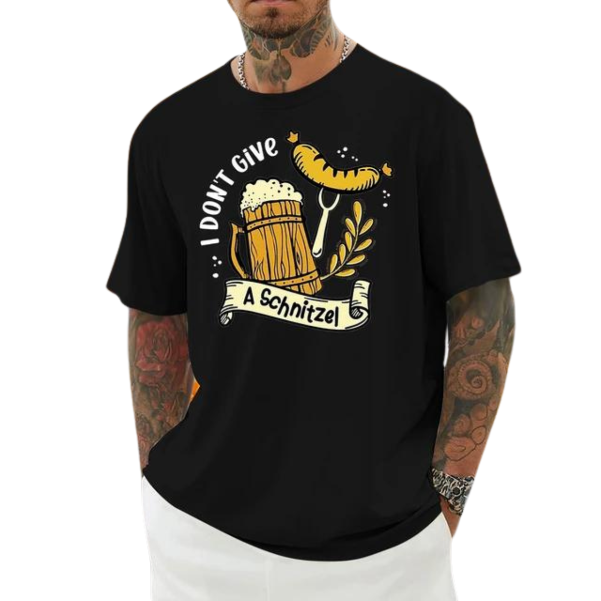 Male Beer Printed Traditional Oktoberfest T-Shirt