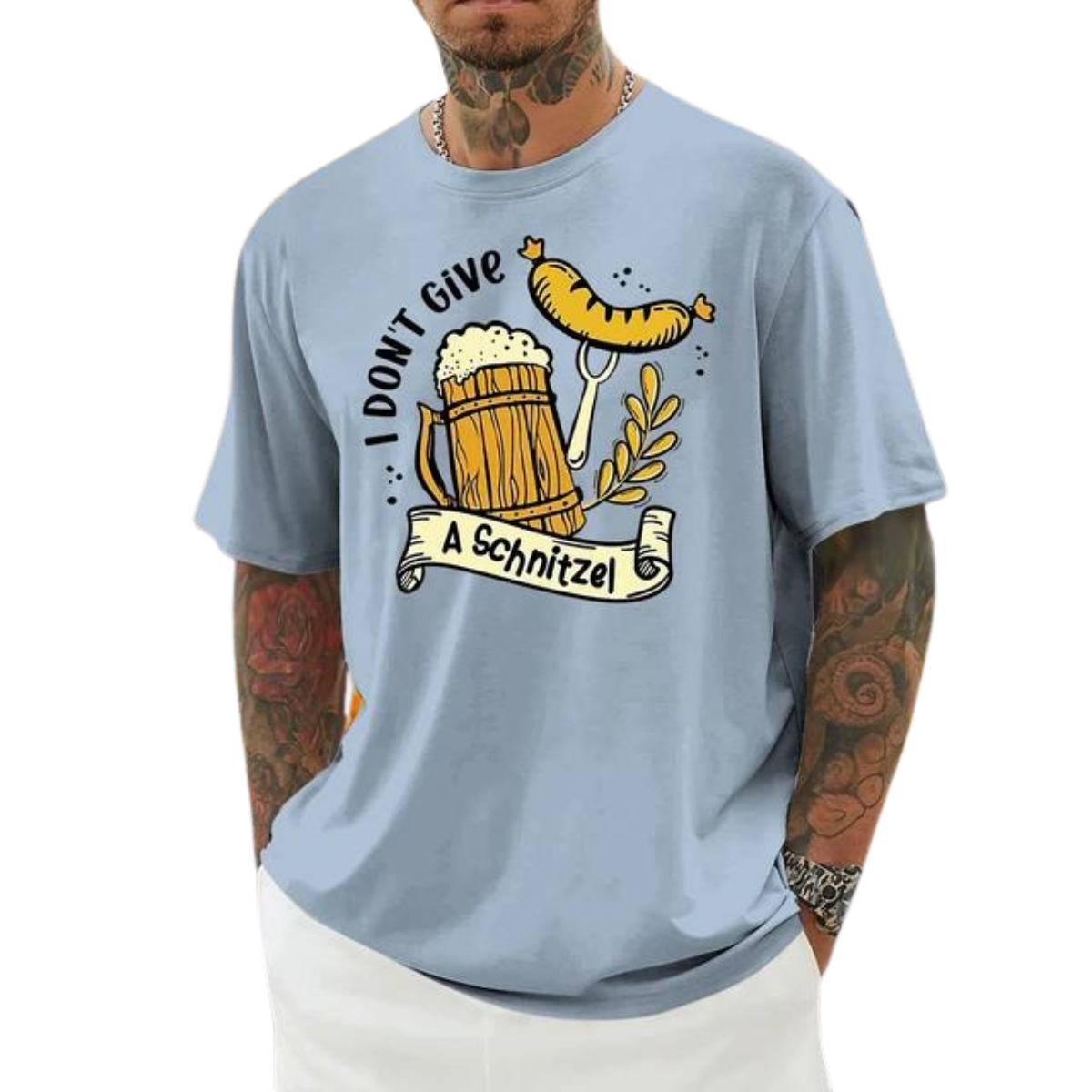 Male Beer Printed Traditional Oktoberfest T-Shirt