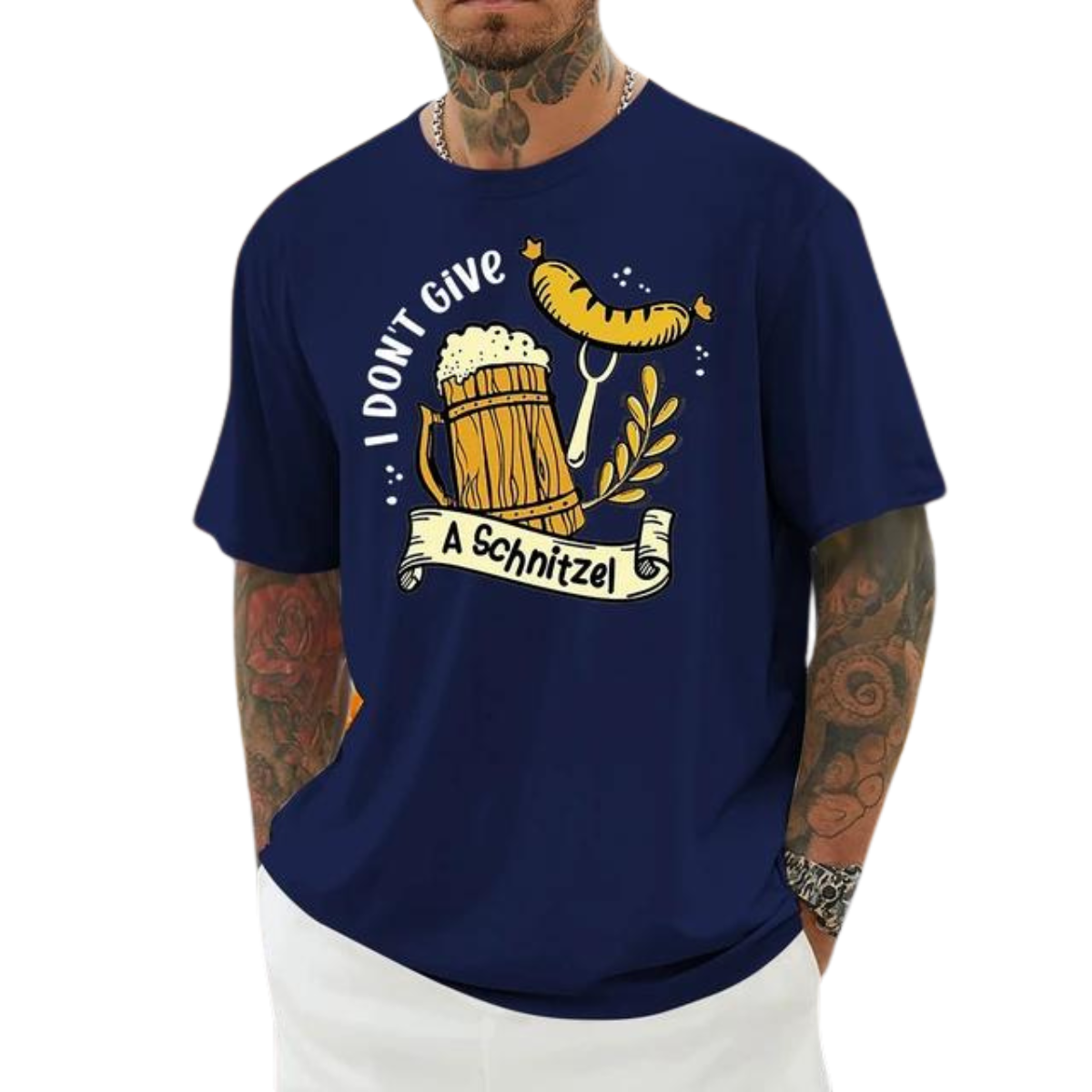 Male Beer Printed Traditional Oktoberfest T-Shirt