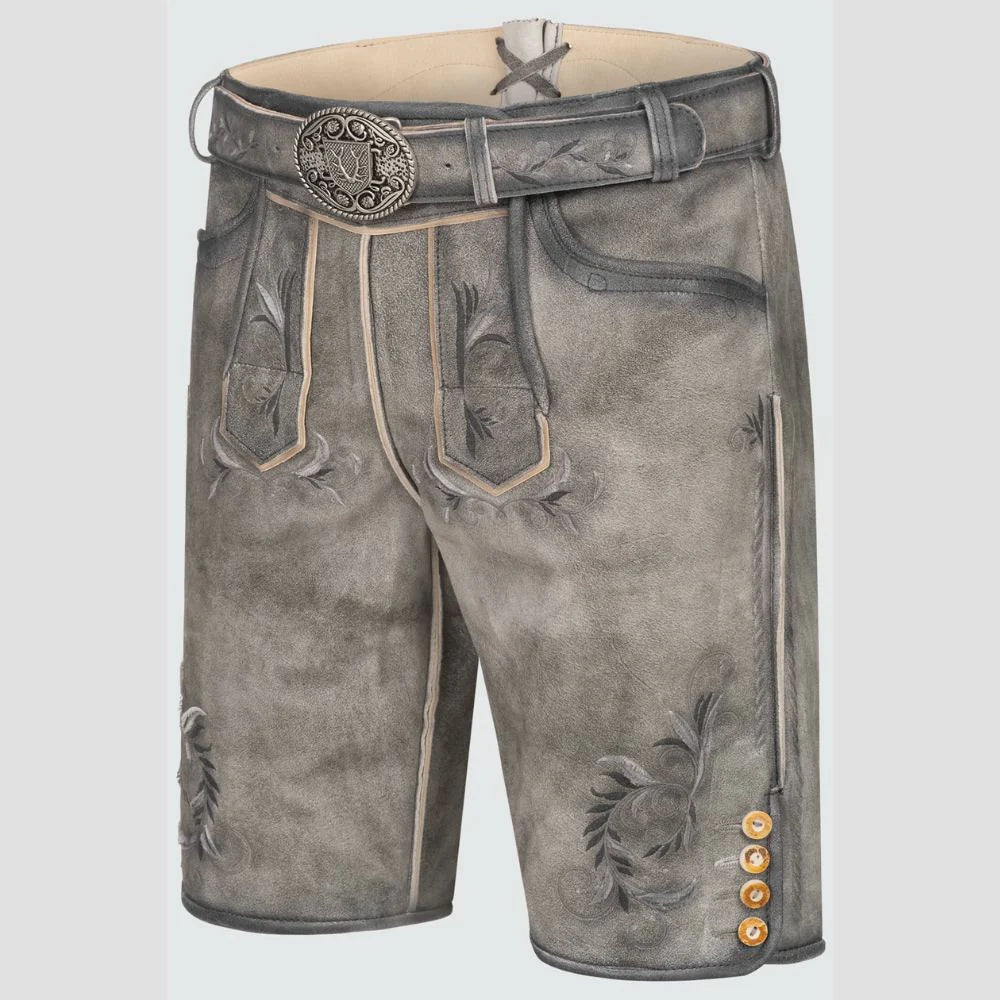 Bavarian Grey Lederhosen