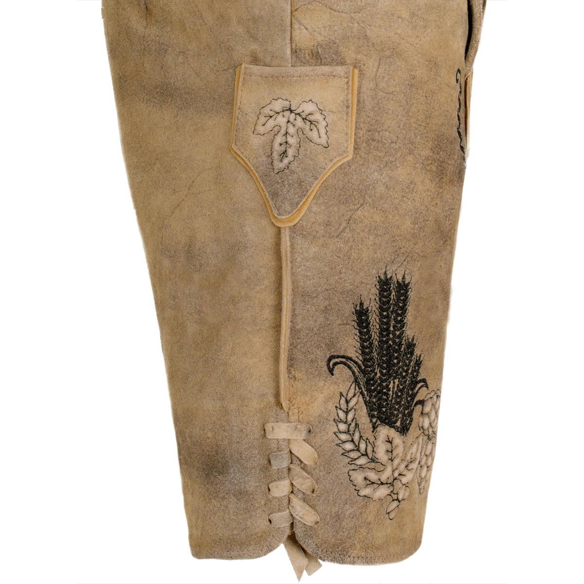 Lederhosen Short Beige