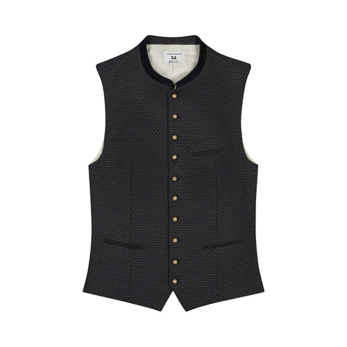 Trachten Waistcoat Black