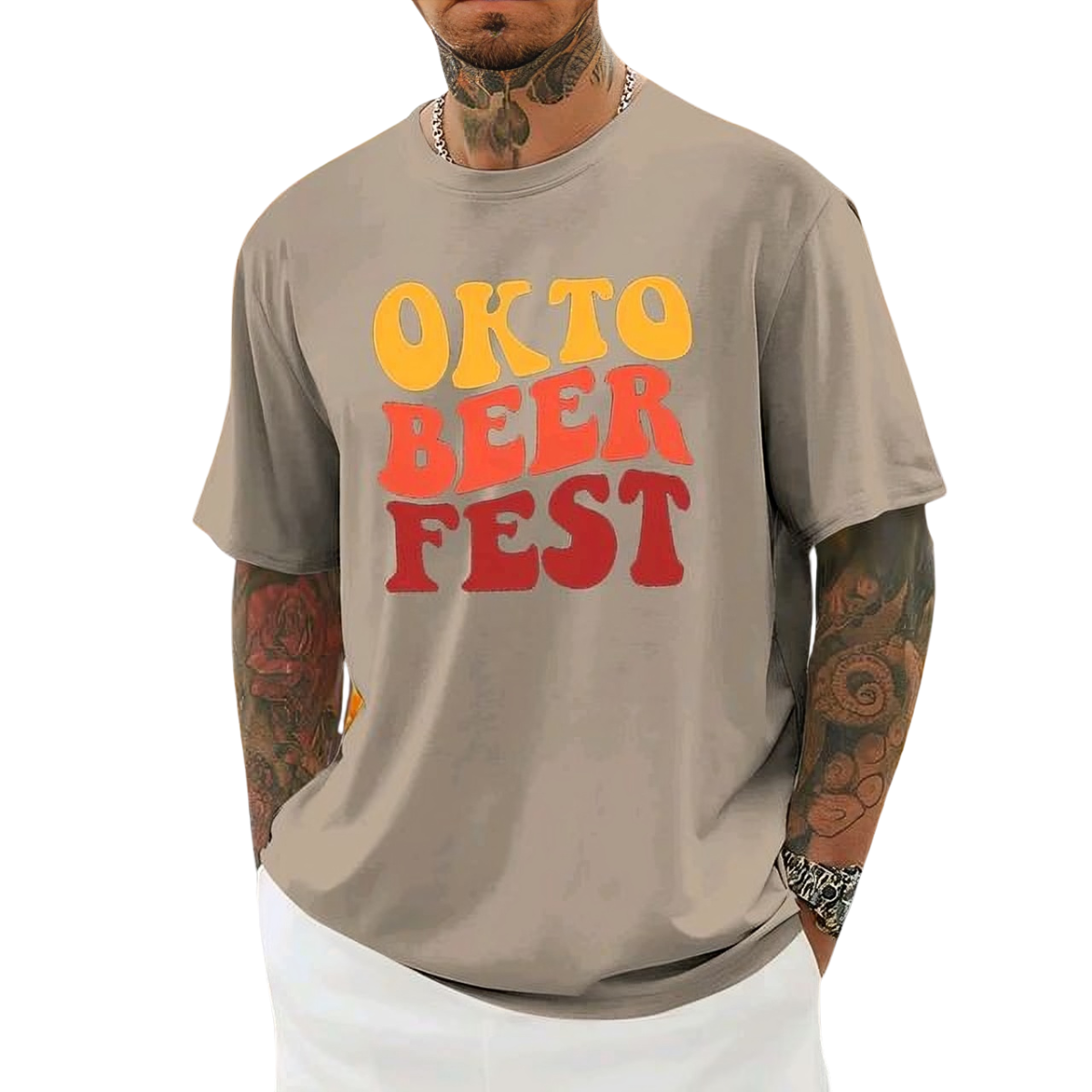 Oktoberfest Printed T-Shirts For Men