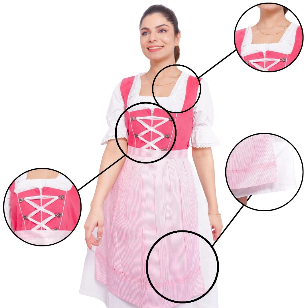 Baby pink German Dirndl