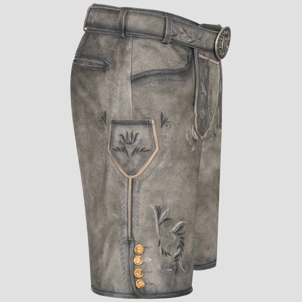 Bavarian Grey Lederhosen