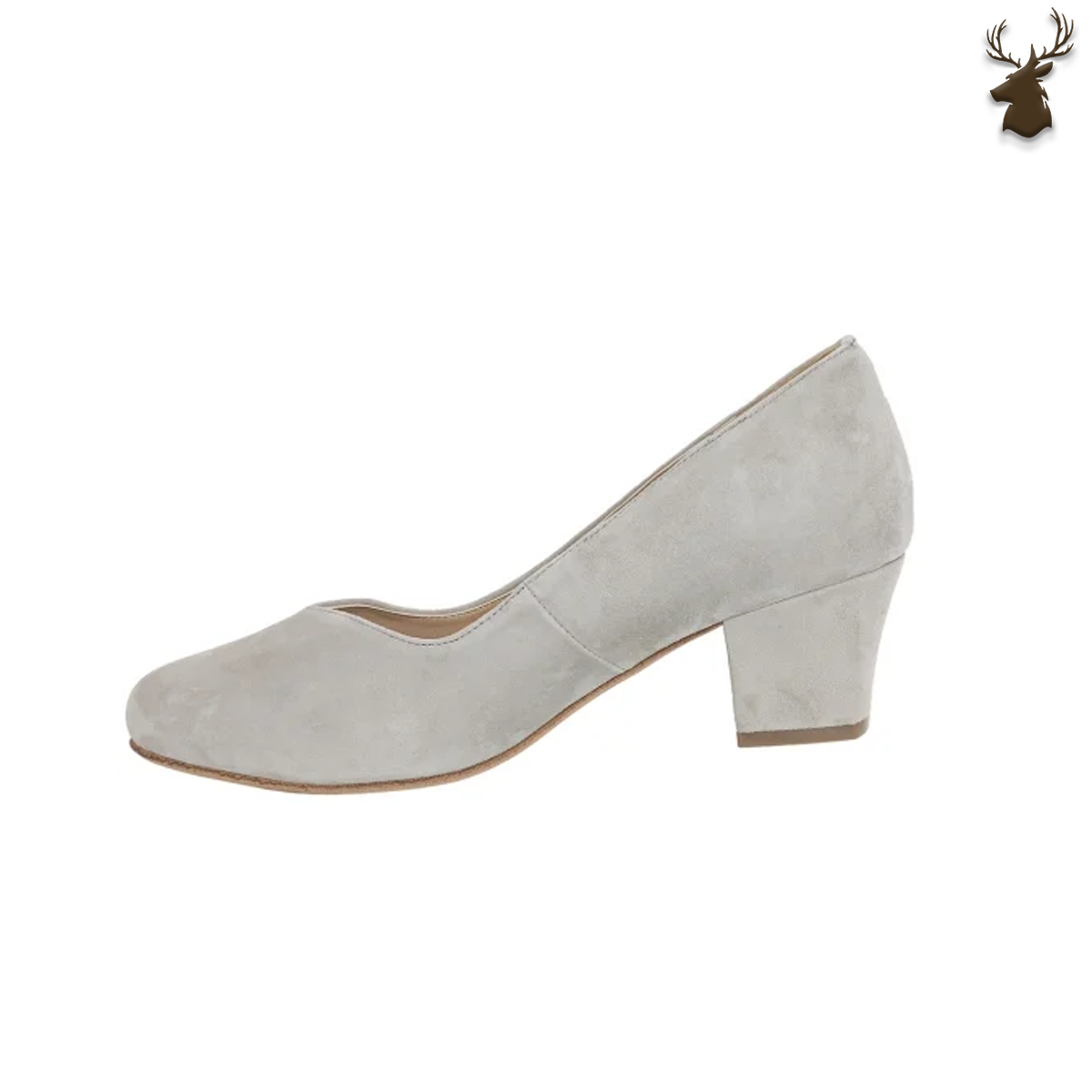 Premium Women Dirndl Pumps Grey
