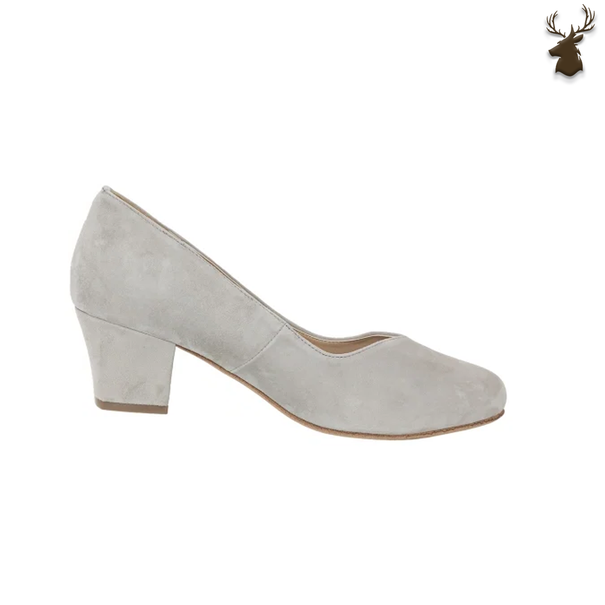 Premium Women Dirndl Pumps Grey