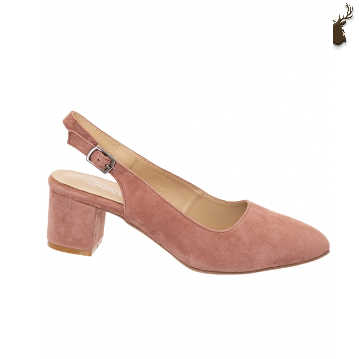 Premium Women Dirndl Slingback Pumps Pink