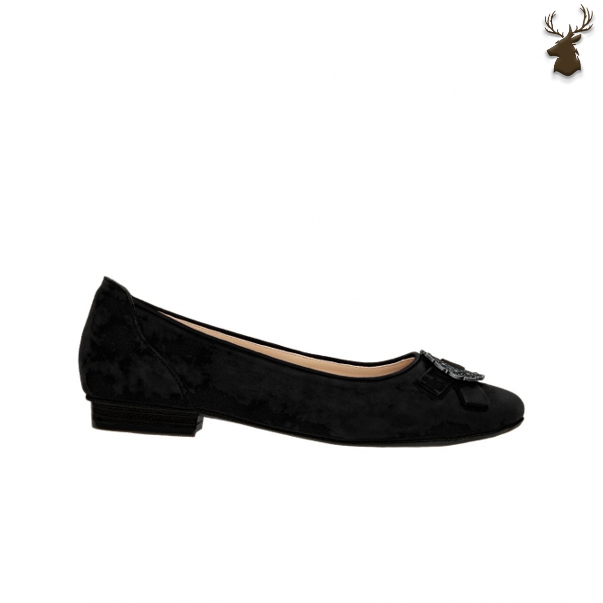 Premium Women Oktoberfest Ballerina Pumps Black