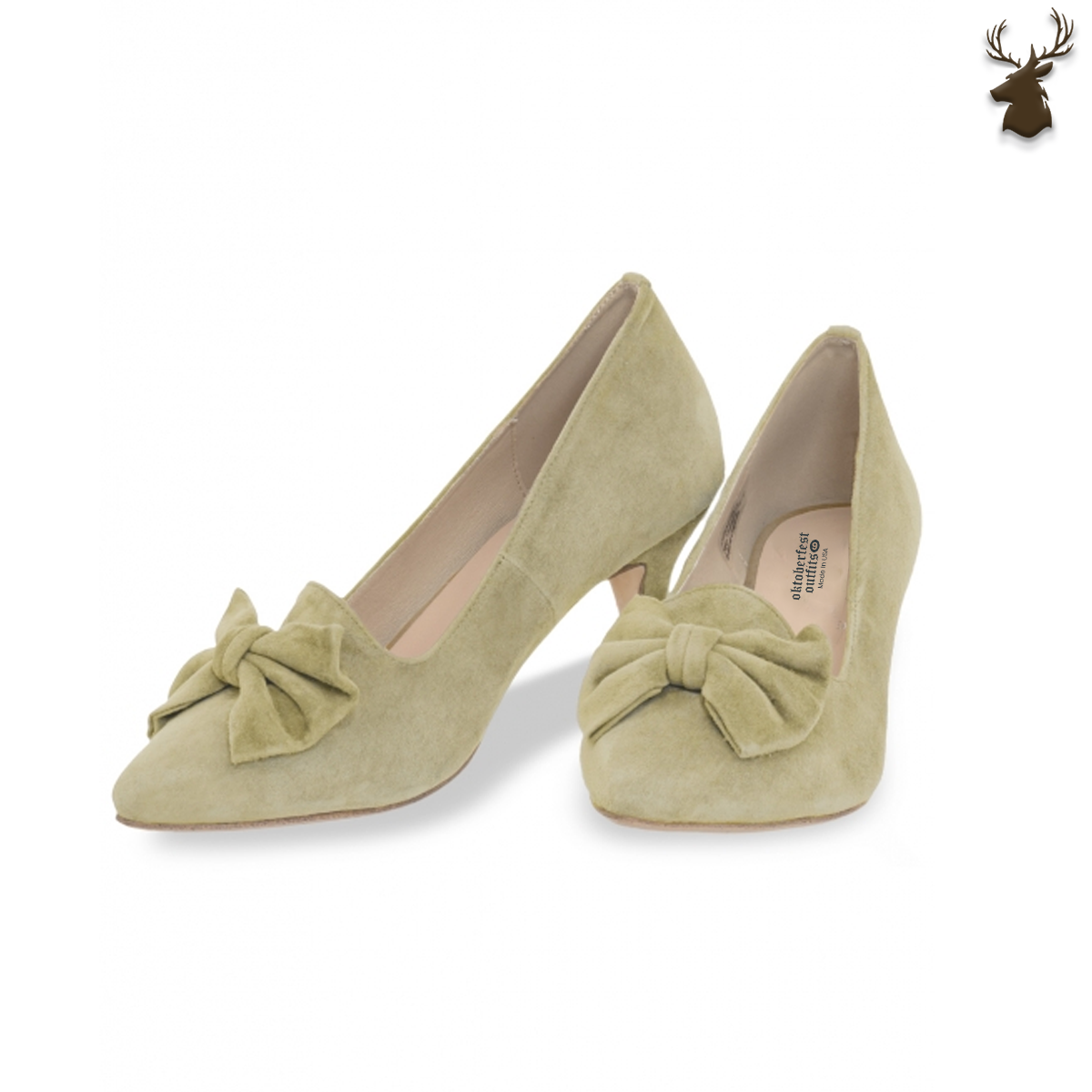 Premium Women Oktoberfest Court Shoes Pastel Green