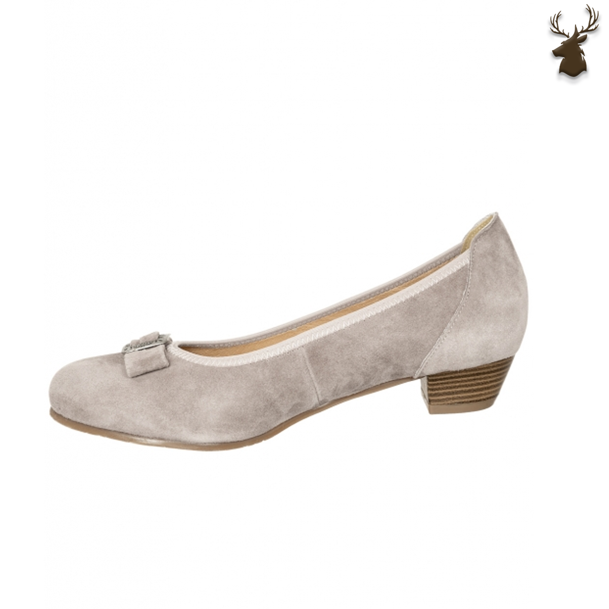Premium Women Oktoberfest Heeled Ballet Pumps Pink