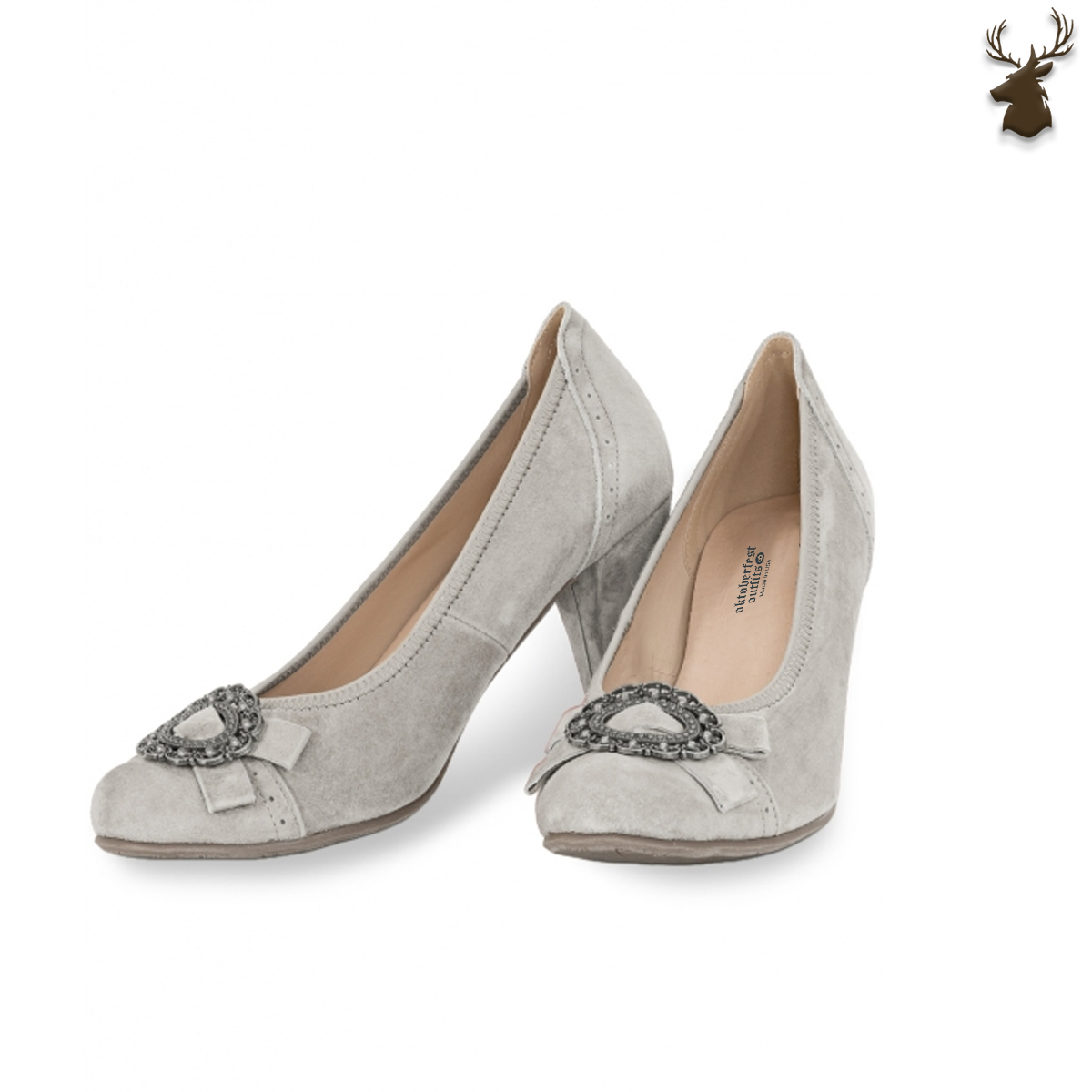 Premium Women Oktoberfest Pumps Grey