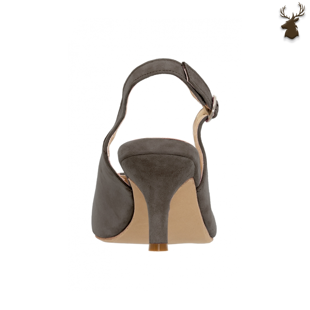 Premium Women Oktoberfest Slingback Pumps Anthracit