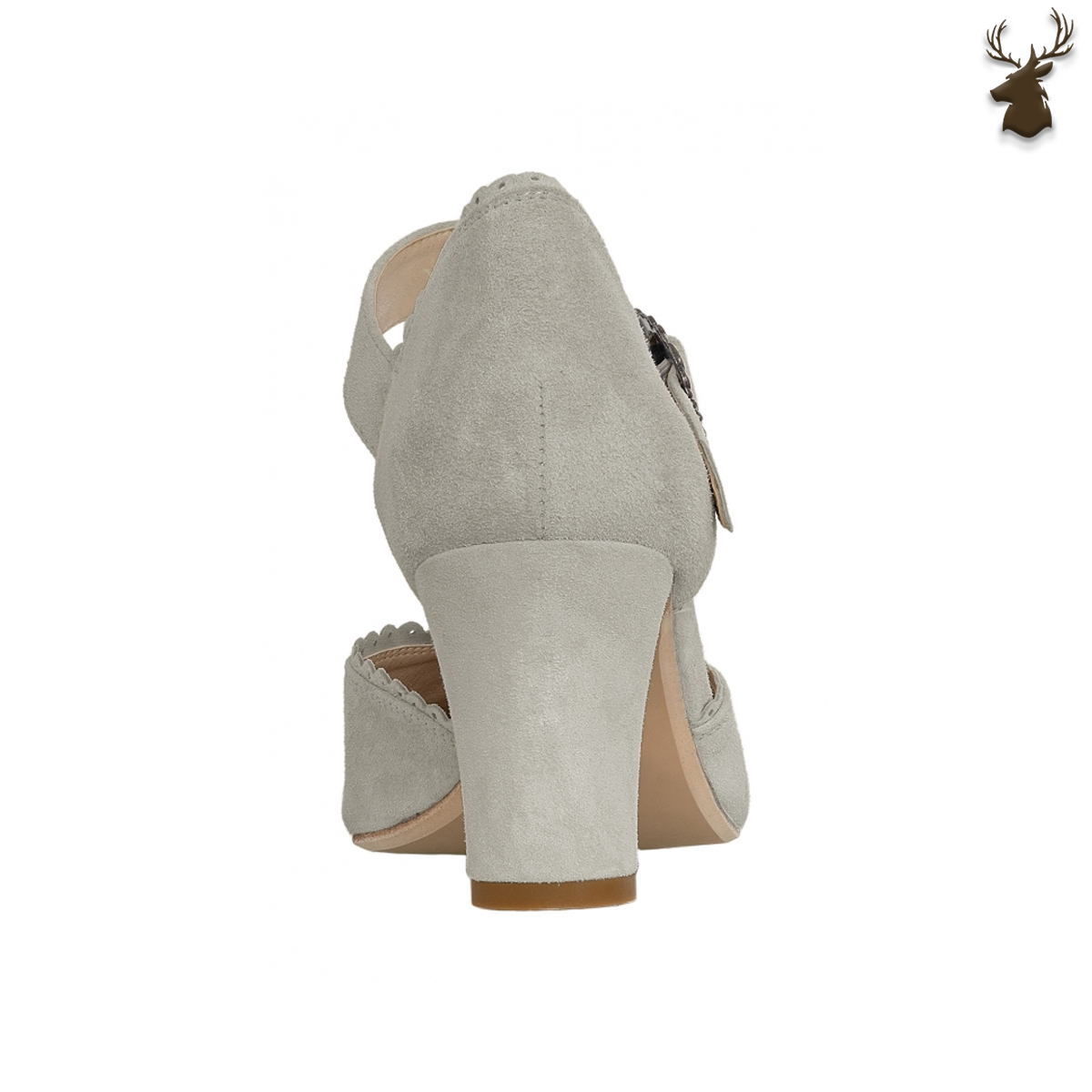 Premium Women Oktoberfest Strap D'orsay Shoes Grey