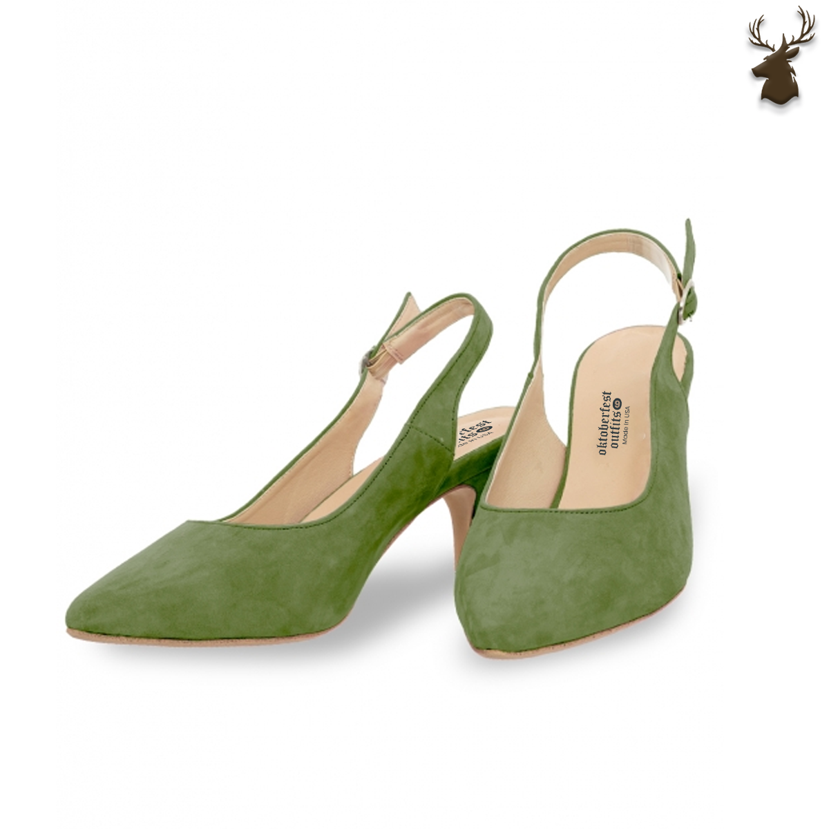 Premium Women Slingback Pumps Kiwi