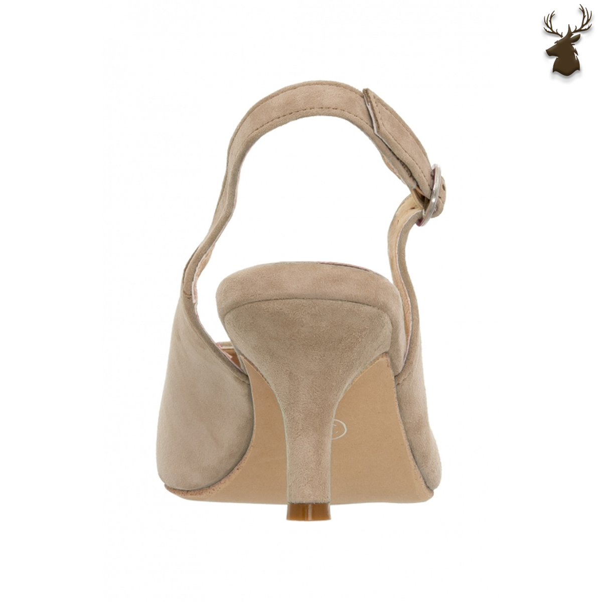 Premium Women Slingback Pumps Taupe