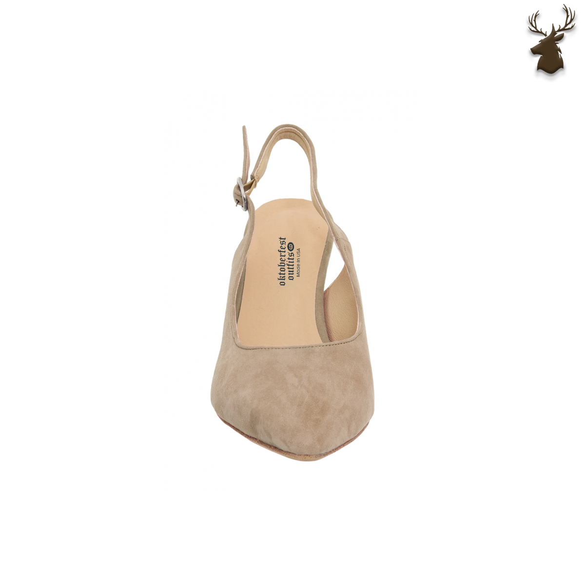 Premium Women Slingback Pumps Taupe