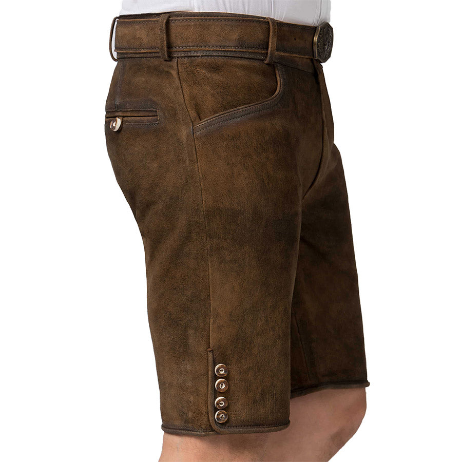 Slim Fit Brown Lederhosen