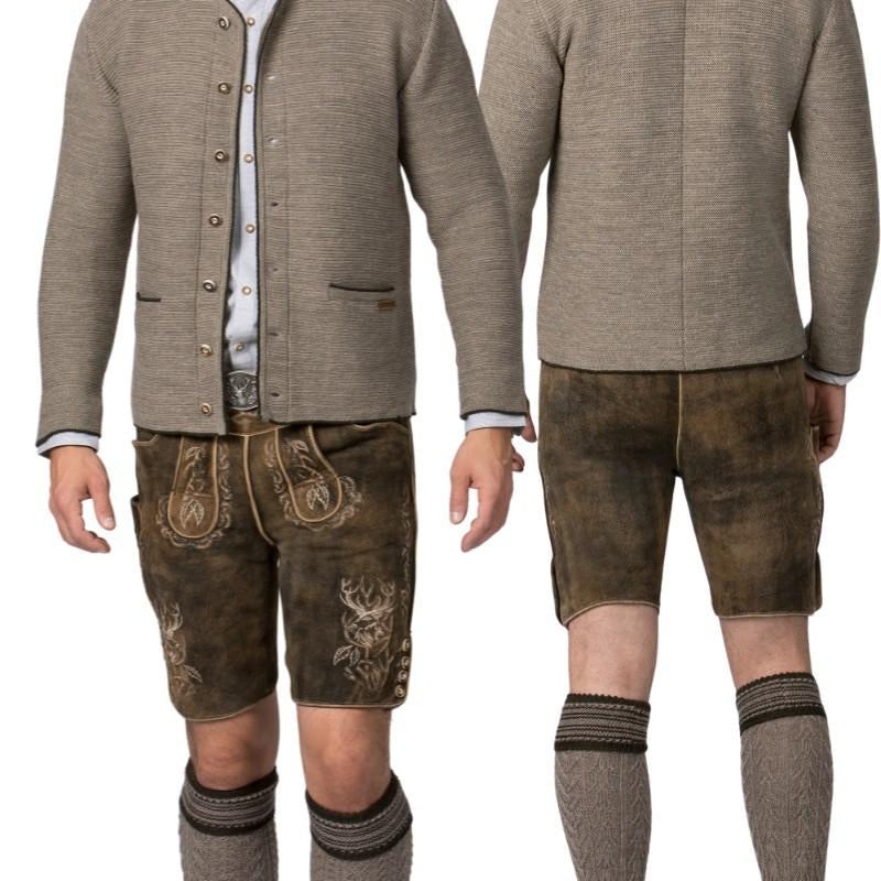 Slim Fit Brown Lederhosen