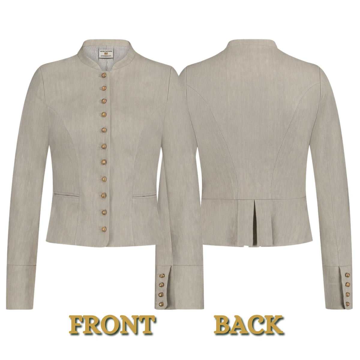Bavarian Dirndl Jacket (Stone)
