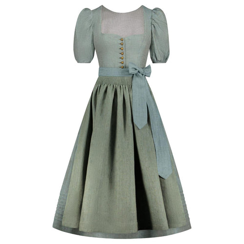 Tealish Green Dirndl