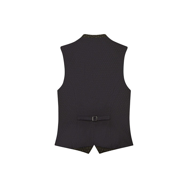 Trachten Charcoal Brown Vest
