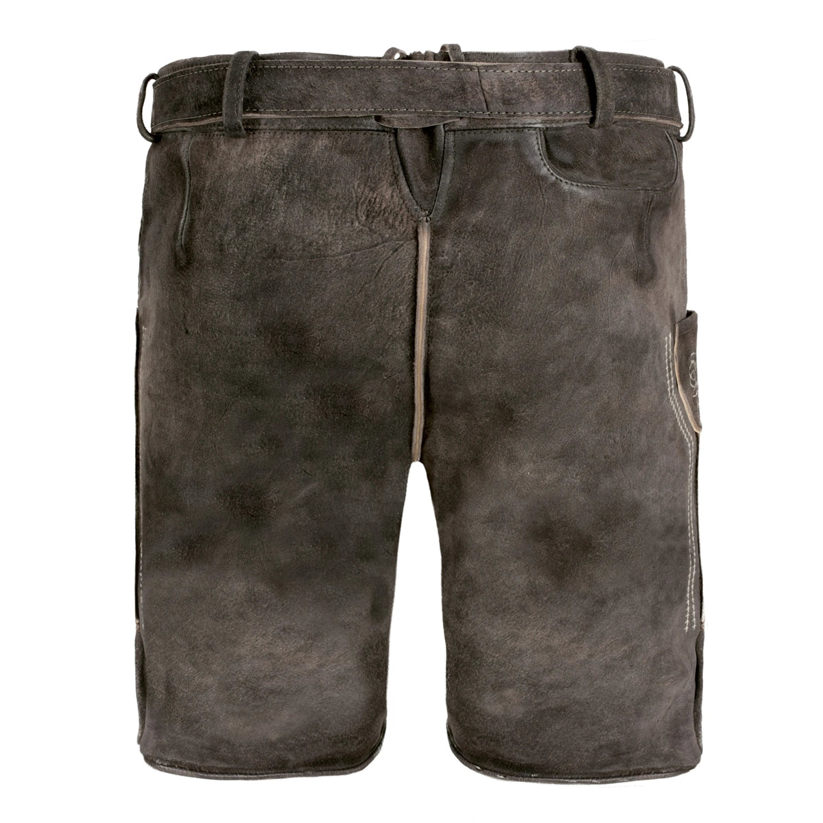 Lederhosen Grey Brown