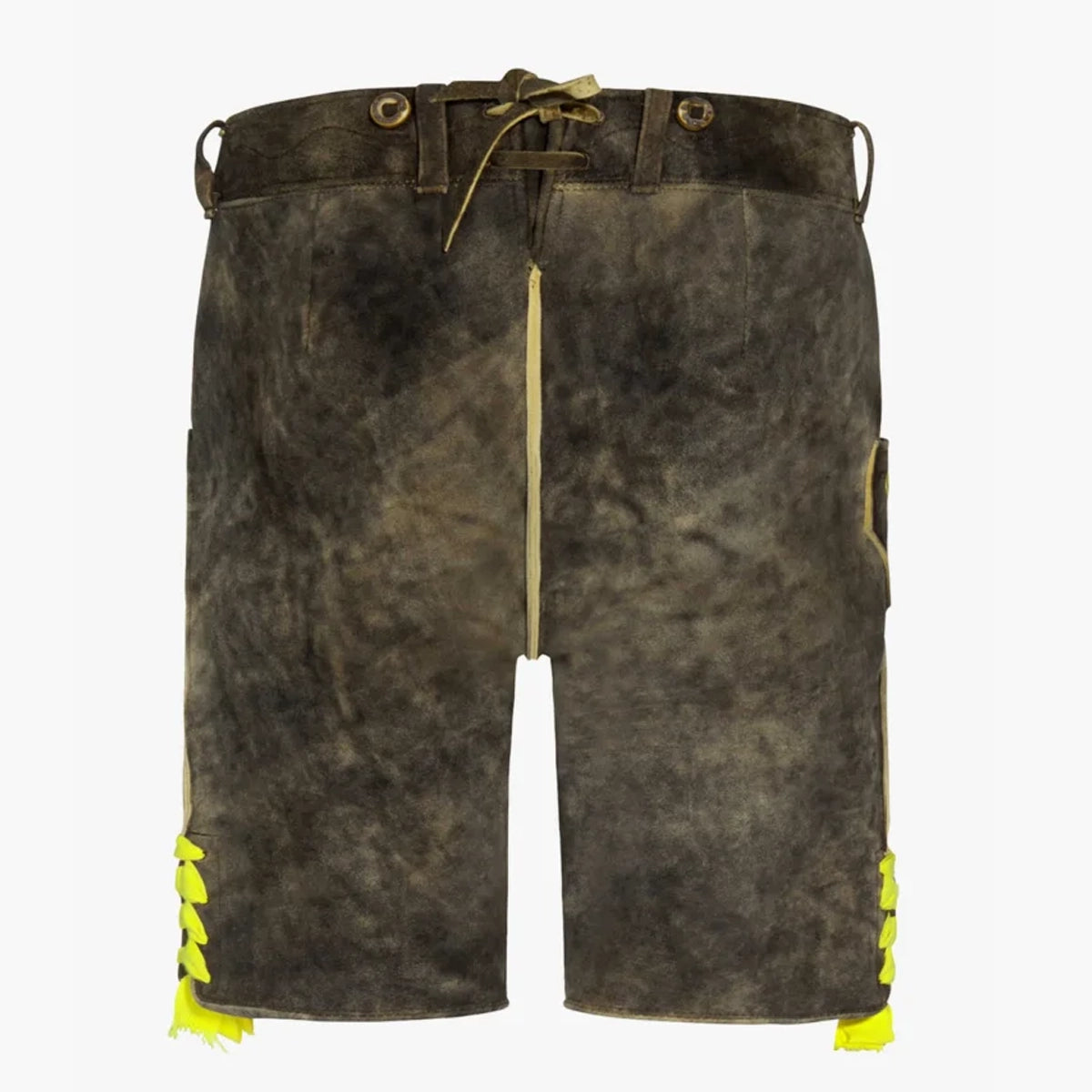Kids Lederhosen With Yellow Embroidery