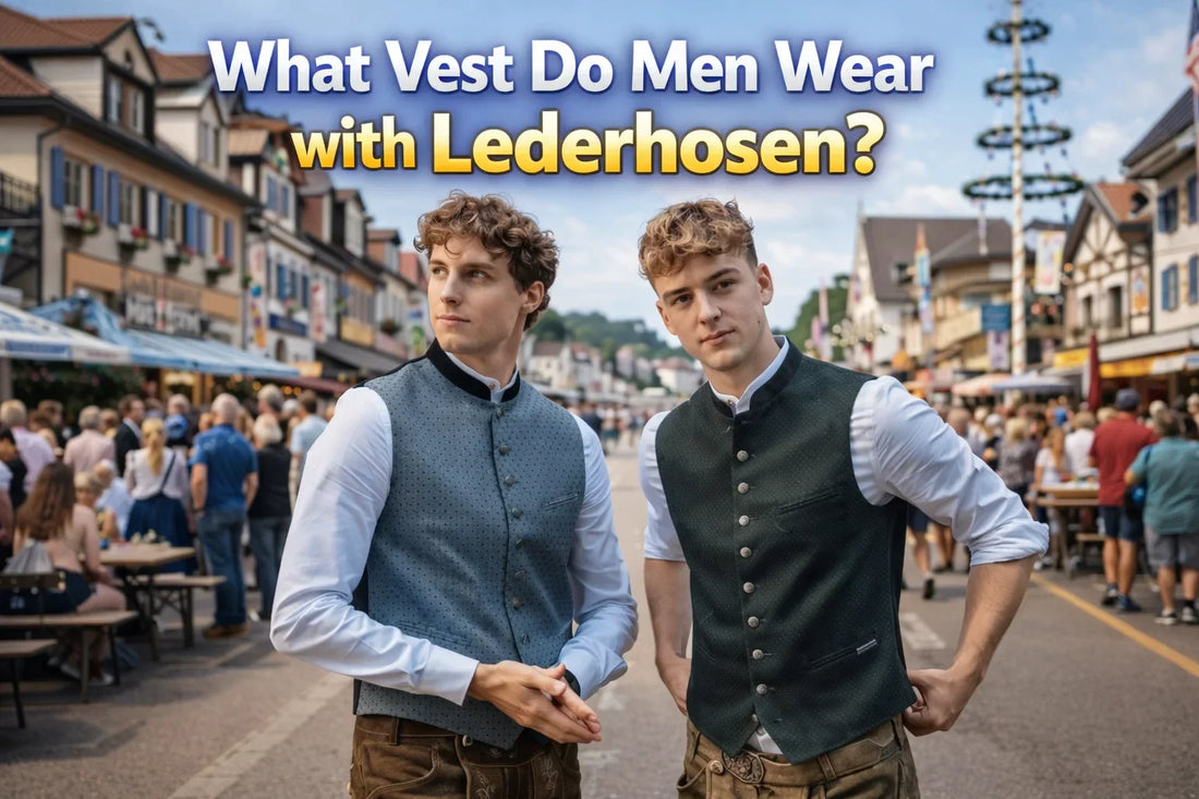 What Vest Do Men Wear with Lederhosen?