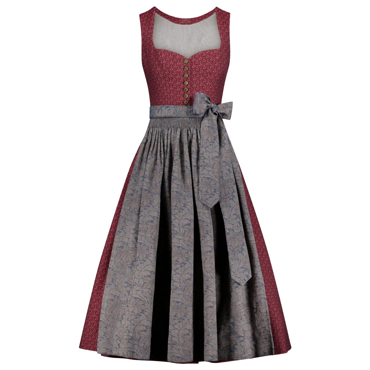 Maroon Style Dirndl