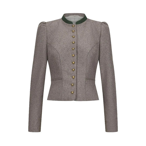 Bavarian Women Dirndl Jacket (Taupe)