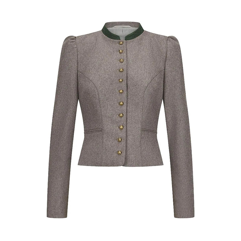 Bavarian Women Dirndl Jacket (Taupe)