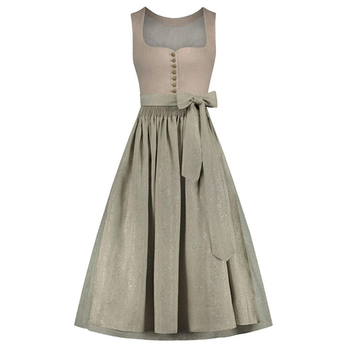 Premium Brown Olive Dirndl